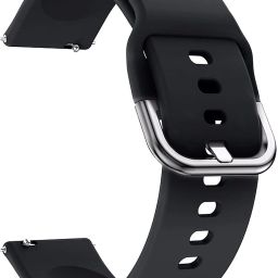 LiveStore 19MM Watch Strap Metal Buckle Compatible With Noise ColorFit Pro 2.Boat Storm 19 mm Silicone Watch Strap-image-67