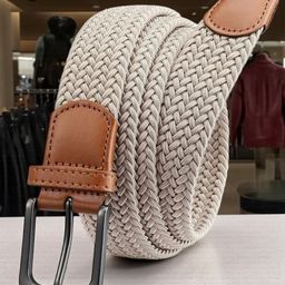 killer Men Formal, Casual, Evening, Party Beige Nylon Belt-picture-47