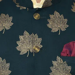 Anouk Printed Woven Nehru Jacket image 4