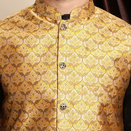 Anouk Woven Design Nehru Jacket image 4