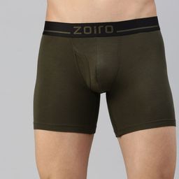 Zoiro Men Outer Elasticated Modal Long Trunk 2423 image 2
