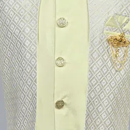 ahhaaaa Self Design Sherwani Set image 4