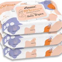 Baby Wipes 99% Pure Water -Aloe Vera & Vitamin E & Paraben Free Soft -Pack of 3-image-14