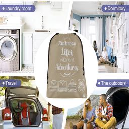 Kuber Industries Brown & white 4 Pieces Regular Multi-Utility Organisers image 4