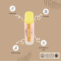 ANOUR Lemon Crush Lip Balm with Shea & Cocoa Butter for Chapped & Dry Lips - 5g image 3