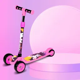 Road Runner Kick Scooter for Kids Adjustable Level Handlebar and Foldable Design Kick Scooter with Adjustable Height, Foldable Scooter,Skate Scooter for Kids Tricycle-3