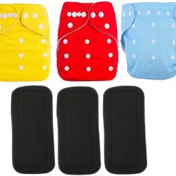 100% Cloth Diapers for Babies,Reusable,Washable&Adjustable-19