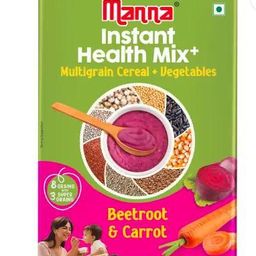 Manna Instant Health Mix+ Multigrain Cereal with Milk, Beetroot & Carrot | 2-6 yr kids Cereal (200 g, 24+ Months)-15