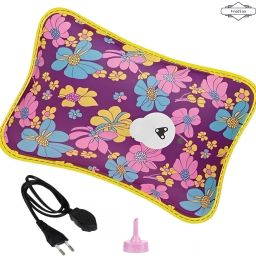Electric Hot Water Bag with Heating Pad For Joints, Periods Pain Relief Warm Bag Electrical 1 L Hot Water Bag-image-10