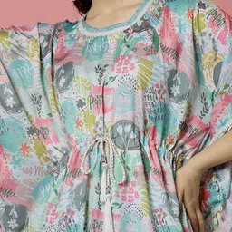 Clora Creation Embellished Kaftan Top With Trouser Co-Ords image 2
