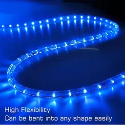 ENORMITY Blue Rice Shape Bulb String Lights image 2