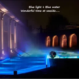 SPARK WORLD Blue LED String Lights image 3