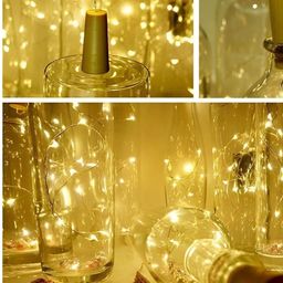 SPARK WORLD White & Yellow Water Proof Star Shaped String Lights image 2