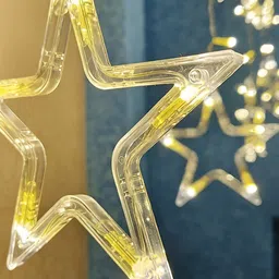 SPARK WORLD Yellow Star Shape String Lights image 3