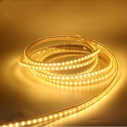 ENORMITY Yellow Rice Shape Rope String Lights image 2