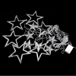 ENORMITY Yellow & White Star Shape String Light image 2