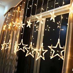 ENORMITY Yellow Star Shaped String Lights image 2