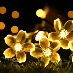 SPARK WORLD Yellow Flower Shape String Lights image 2