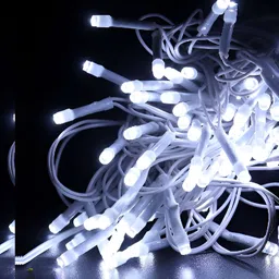 ENORMITY 2Pcs White Rice Shape String Lights image 2