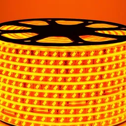 SPARK WORLD Yellow Rice Shape String Lights image 2