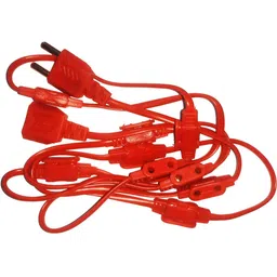 SPARK WORLD White & Green Rice Shape String Lights image 2