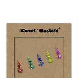 Comet Busters 5-Pcs Traditional Designer Bindi - BIN032 image 2