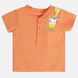 MINI KLUB Boys Henley Neck Pockets T-shirt-picture-49