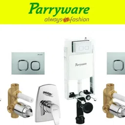 Half Frame Concealed Cistern, with divater body upper edge set of 2 pic 331 Dual Flush Tank-18