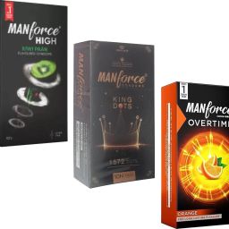 Kiwi Paan, King Dots And Orange Flavoured Dotted Condom-image-62