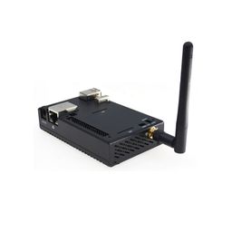 EDATEC CM4 NANO Industrial Baseboard with Raspberry Pi Compute Module 4 – 4GB RAM, 8GB eMMC, WiFi, Antenna, and Metal Case for IoT & Edge Computing image 1
