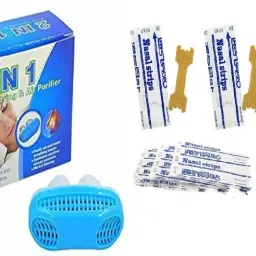 1 Pc Nose Clip Snoring Stopper and Better Breath Nasal Strips(10 pc) Anti-snoring Device-20
