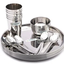 Pack of 30 Stainless Steel Stainless Steel Happy Dinner Set-image-57