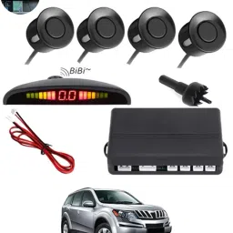 Universal Car Reverse Parking Black Sensor With Led Display ,Buzzer 321 4Parking Sensor Increased Safety Black For XUV 500Mahindra2012 Parking Sensor-image-3