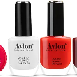 Nail Set 4 Piece Kit (3 Nail Polish 1 Nail Paint Remover) - 01-28