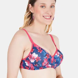 KOMLI Floral Bra Medium Coverage Lightly Padded image 4