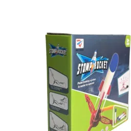 Rocket Launcher with 3 Foam Rockets and Toy Air Rocket Launcher For Kids-12