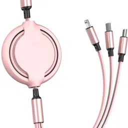 BUFONA Mobile 3in1 Fast Charging Cable Nylon Braided Multiple Data Cable Quick Charge Charging Pad-picture-3