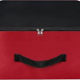 Mdali Storage Bags for Clothes,Saree with Zip Closure & Handle (Red, Pack of 1) Polyester Laundry Bag-image-4