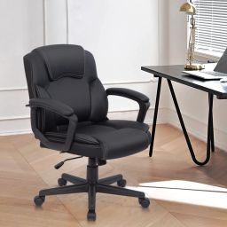 Leatherette Office Conference Chair-image-25