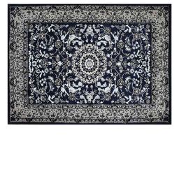PRESTO Blue & Grey Traditional Printed Non-Shredding Rectangular Carpet image 2