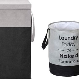 flipkart smartbuy 75 L Grey Laundry Basket-picture-12