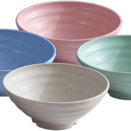 Polypropylene Cereal Bowl 7.5" Unbreakable Cereal Bowls, Japandese Wheat Straw Ramen Rice Noodle Bowl-30