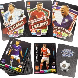 World Football Soccer Star 25 Black Cards Cards, Soccer Trading Card-image-6