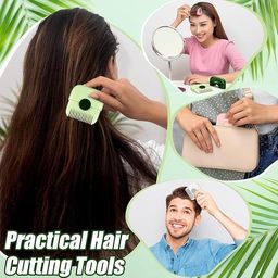 DYOMNIZY 2-in-1 Hair Trimming Comb with Dual Teeth, Ergonomic Design | Manual Razor Comb for Hair Cutting & Thinning, Ergonomic Design for Men, Women & Kids, Hair Styling Tool for Home or Salon Use image 5