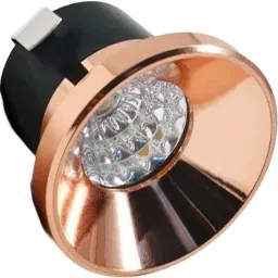 LED (2W) Button Spot Light, Cabinet light, Rose Gold Chrome, Warm White Light, 1 Spot Light Ceiling Lamp-17