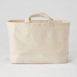 muji Canvas Handled Rectangular Basket image 2