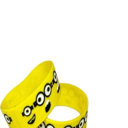 Minion yellow Silicon Wrist Band for Men and Boys Boys & Girls Wrist Band (Yellow, Pack of 2)56 Women Wrist Band-image-8
