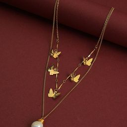 SOHI Gold-Toned & White Gold-Plated Chain image 3
