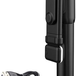 NKKL Perfect Design Selfie Stick Strong With Light, Multi Purpose Use Bluetooth Remote_VR73 Bluetooth Selfie Stick-image-2