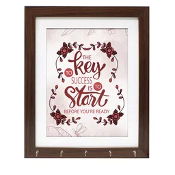 RANDOM Set of 2 Key To Success Quotes Hanging Key Holders image 2
